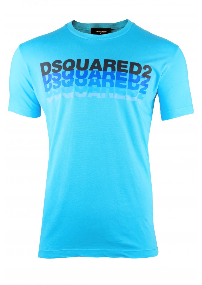 DSQUARED2 Tシャツ ターコイズ Dsquared2 S74GD 0836 Multi2 T shirt Turquoise